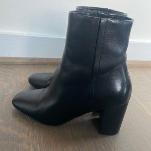 Cole Haan Genuine leather square toe booties